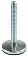126-6372 RS PRO M14 Rubber Adjustable Foot, 1800kg Static Load Capacity 5° Tilt Angle
