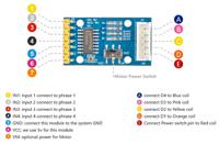 105990072 Seeed Studio Gear Stepper Motor Driver Pack Stepper Motor for CX28BYJ48-08 for Desktop Printers, CNC Milling Machines