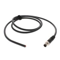 8a-06ammm-sl7a01 Amphenol Industrial Circular Connector, 6 Contacts, Cable, M8 Connector, Plug, Male, IP67, M Series
