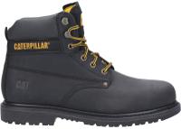 p724621 CAT P724621 Black Steel Toe Capped Unisex Safety Boots, UK 11, EU 45