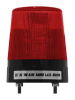 907-5983 RS PRO Red Flashing Beacon, 10 → 100 V dc, Screw Mount, LED Bulb, IP67