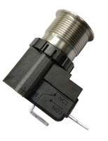 175-8365 RS PRO Push Button Switch, Momentary, Panel Mount, 19.1mm Cutout, SPST, 250 / 125V ac, IP67