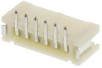 b6b-zr-sm4-tf-lf-sn JST ZH Series Top Entry Surface PCB Header, 6 Contact(s), 1.5 mm Pitch, 1 Row, Shrouded
