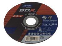 66252831460 Norton Cutting Disc Aluminium Oxide Cutting Disc, 125mm x 1.6mm Thick, P46 Grit, 5 in pack