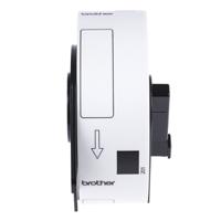 dk-11201 Brother White Black Print Label Roll, 90mm Width, 29mm Height, 400Per Roll Qty