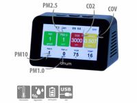 23658 Orium Quaelis 34 Air Quality Meter for CO2, Humidity, Particulate Matter, Temperature, TVOC, +50°C Max, 90%RH Max
