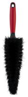 521552 Vikan Hard Bristle Black Scrubbing Brush, 54mm bristle length, Hair bristle material
