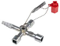 136-6984 RS PRO 4-way Control Cabinet Key