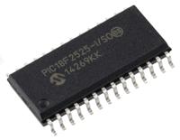 pic18f2525-iso Microchip, 8 bit PIC, PIC18F2525 Microcontroller, 40 MHz, 48kB FLASH, 28-Pin SOIC