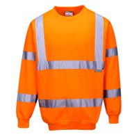 b303orrxl Portwest B303O Orange 35% Cotton, 65% Polyester Sweat Shirt XL
