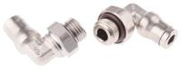 3699-04-10 Legris LF3600 Series Elbow Threaded Adaptor, G 1/8 Male to Push In 4 mm, Threaded-to-Tube Connection Style
