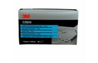 03809 3M P320 Grit Very Fine Abrasive Sheets, 140mm x 115mm