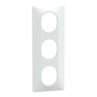 s320726 Schneider Electric White, 3 Gang, Ovalis C Series