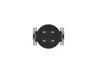 454949-e ERNI Circular Connector, 4 Contacts, Board, M12 Connector, Socket, Female, IP65, IP67, M12 Connector Series