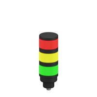 tl50gyrq Banner TL50 Series Red/Green/Yellow Signal Tower, 3 Lights, 18 → 30 V dc, Versatile Mount