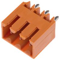 1604480000 Weidmuller, 3.5mm Pitch, OMNIMATE SL, 3 Way, , Pluggable Terminal Block, Header, Through Hole, Solder Termination,