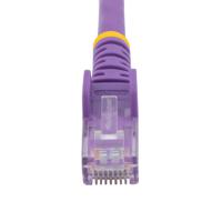 n6patc15mpl StarTech.com, 15m Cat6, Purple RJ45 to Male RJ45 Male, U/UTP Unshielded, Terminated PVC Sheath