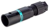 136-9895 RS PRO Tee Plug, 2-Pole, Male, 1-Way, Cable Mount, 10A, IP68
