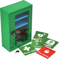 181-1502 RS PRO First Aid Cabinet 472mm x 155mm x 310mm