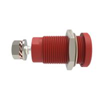 rs-seb-9424-ni-rt Schutzinger Red Female Banana Connector, 4 mm Connector, M4 Thread Termination, 32A, 1.5 kV dc, 1 kV dc, 600 V dc,