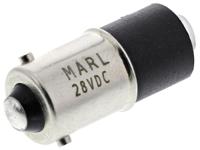 215-997-23-38 Marl White LED Indicator Lamp, 24 → 28V dc, BA9s Base, 4.9mm Diameter, 750 → 1050mcd