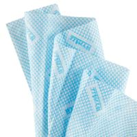 7441 WYPALL WypAll® X50 Critical Clean™  Blue Cloths for Surface Cleaning, Dry Use, Box of 50, 418 x 221mm, Repeat Use