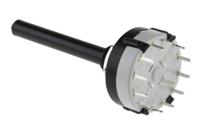 ck1059 Lorlin, 12 Position SPST Rotary Switch, 150 mA, Solder