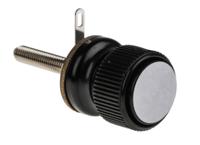 444-781 RS PRO Black Terminal Post, 3kV, 30A, M6 Thread