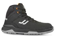 jaltechno-jiji124-44 Jallatte Black, Grey ESD Safe Composite Toe Capped Unisex Safety Boots, UK 10, EU 44