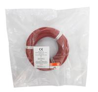 210-1251 RS PRO Red 1mm² Hook Up Wire, 199/0.08 mm, 5m, Silicone Insulation
