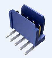 76382-305lf Amphenol ICC Dubox Series Right Angle Through Hole PCB Header, 5 Contact(s), 2.54 mm Pitch, 1 Row, Shrouded