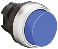 lpcb206 Lovato Platinum Series Blue Spring Return Push Button Head, 22mm Cutout, IP66, IP67, IP69K