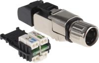 j00026a5001 Telegartner MFP8 Series Male RJ45 Connector, Cable Mount, Cat6a Straight 1 Port 8 -Way
