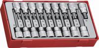 tttx18 Teng Tools 18-Piece 1/2 in Bit Socket Set , Torx Bit