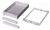 96026325-b-261706-pc-v0-g-7035 Bopla Bocube Series Light Grey Polycarbonate V0 Enclosure, IP66, IP68, IK07, Transparent Lid, 271 x 170 x 60mm