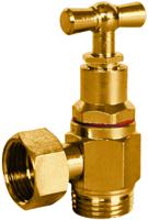 1340003 Sferaco Brush Plated Brass Stopcock, 9.53mm BSP