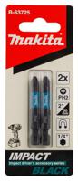 b-63725 Makita Hexagon Screwdriver Bit, PH2 Tip, 50 mm Overall