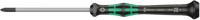 05118032001 Wera Pozidriv Precision Screwdriver, PZ1 Tip, 80 mm Blade, 177 mm Overall