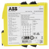 2tla010070r0000-sentry-usr10-24vdc ABB Jokab Sentry USR10 3 Auxiliary Contacts Safety Relay 24V dc, Dual-Channel 4 Safety Contacts