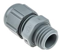 53111000 Lapp SKINTOP Series Grey Polyamide Cable Gland, M12 Thread, 3.5mm min., 7mm max., IP66, IP68, IP69K