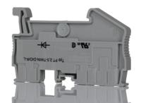 3210253 Phoenix Contact  PT 2.5-TWIN-DIO/R-L Series Grey, 0.14 → 4mm², Single-Level, Push In Termination