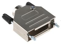 amet-15-rs ASSMANN WSW AMET Series Zinc D Sub Backshell, 15 Way, Strain Relief