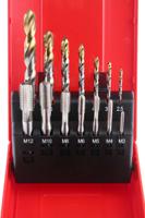 l115101 Dormer Tap & Drill Set HSS, HSS-TiN 14-Piece Metric Standard Hand Tap M12 Thread