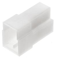 180940-0 TE Connectivity, AMP FASTIN-FASTON 3 Way Nylon 66 Crimp Terminal Housing, 6.35mm Tab Size, Natural
