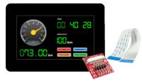 gen4-ulcd-43dct-clb 4D Systems gen4-uLCD-43DCT-CLB TFT LCD Colour Display / Touch Screen, 4.3in, 480 x 272pixels