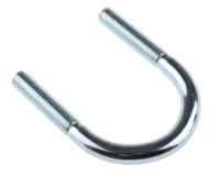 829-952 M10 51mm Bright Zinc Plated Steel Round U-Bolt