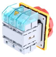 3ld2804-0tk53 Siemens 3P Pole Panel Mount Isolator Switch - 125A Maximum Current, 45kW Power Rating, IP65
