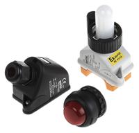 07-3353-411005-0042-005005-0003-001300 Bartec Push Button Complete Unit, Panel Mount, IP20