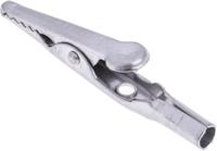 bu-60x Mueller Electric Crocodile Clip 4 mm Connection, Stainless Steel Contact, 10A