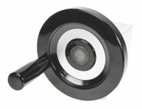 73720 Elesa Black Duroplast Hand Wheel, 125mm diameter